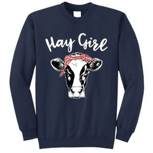 Hay Farmer Gift Cattle Cow Lovers Sweatshirt