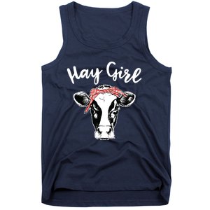 Hay Farmer Gift Cattle Cow Lovers Tank Top