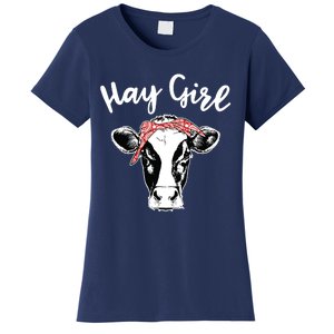 Hay Farmer Gift Cattle Cow Lovers Women's T-Shirt