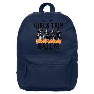 Halloween Funny Girl Trip Salem Time To Get Witch Gift 16 in Basic Backpack