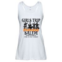 Halloween Funny Girl Trip Salem Time To Get Witch Gift Ladies Essential Flowy Tank