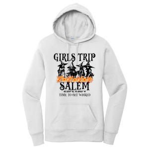 Halloween Funny Girl Trip Salem Time To Get Witch Gift Women's Pullover Hoodie