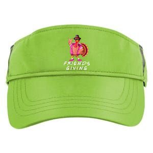 Happy Friendsgiving Gift Turkey Friends Giving Funny Gift Adult Drive Performance Visor