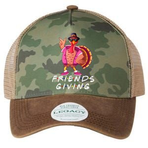 Happy Friendsgiving Gift Turkey Friends Giving Funny Gift Legacy Tie Dye Trucker Hat