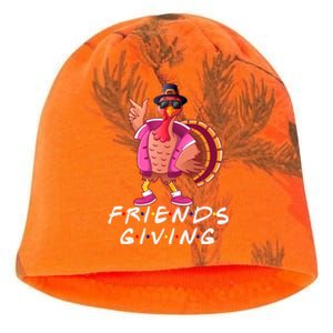 Happy Friendsgiving Gift Turkey Friends Giving Funny Gift Kati - Camo Knit Beanie