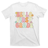 Hello First Grade Team 1st Grade Back To School Teacher T-Shirt