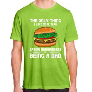 Hamburger Foodie Grillmaster Food Fan Dad Chef Father's Day Gift Adult ChromaSoft Performance T-Shirt