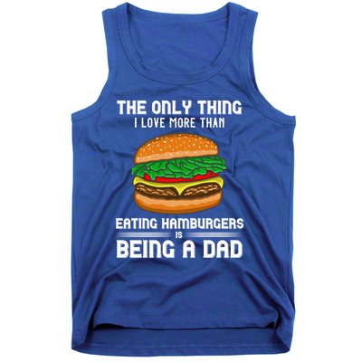 Hamburger Foodie Grillmaster Food Fan Dad Chef Father's Day Gift Tank Top