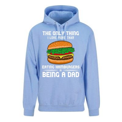 Hamburger Foodie Grillmaster Food Fan Dad Chef Father's Day Gift Unisex Surf Hoodie