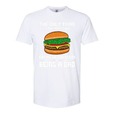 Hamburger Foodie Grillmaster Food Fan Dad Chef Father's Day Gift Softstyle CVC T-Shirt