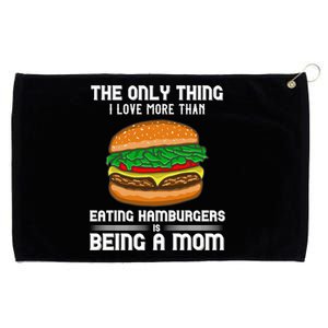 Hamburger Foodie Grillmaster Food Fan Mom Chef Mother's Day Gift Grommeted Golf Towel