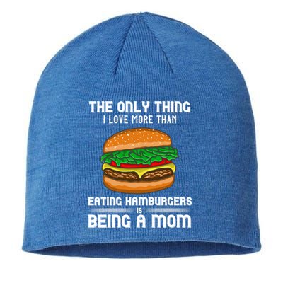 Hamburger Foodie Grillmaster Food Fan Mom Chef Mother's Day Gift Sustainable Beanie