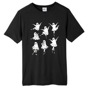 Halloween Funny Ghost Ballet Dancer Spooky Dance Teacher Gift Tall Fusion ChromaSoft Performance T-Shirt