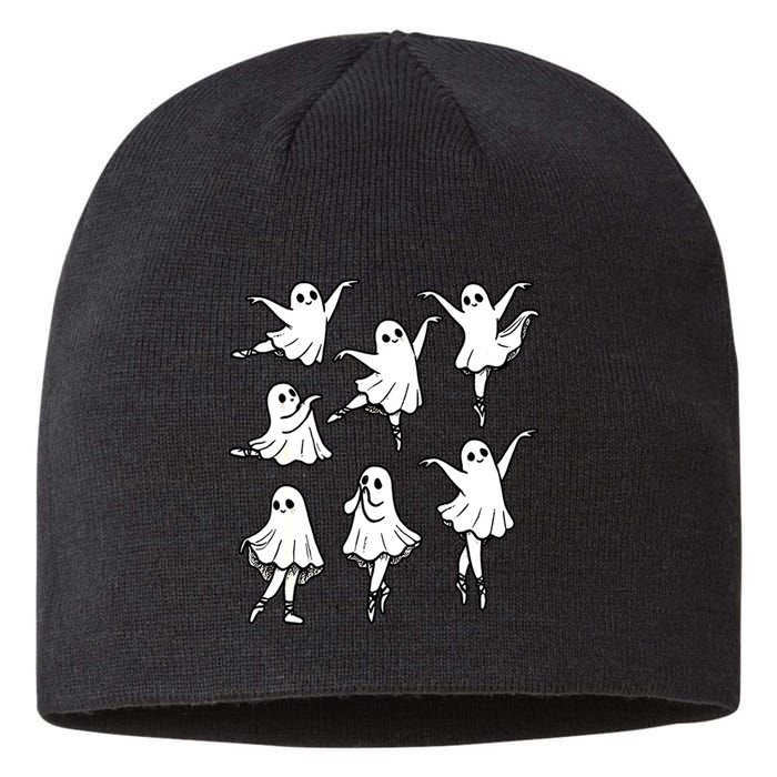 Halloween Funny Ghost Ballet Dancer Spooky Dance Teacher Gift Sustainable Beanie