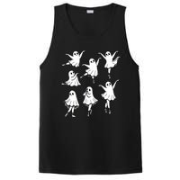 Halloween Funny Ghost Ballet Dancer Spooky Dance Teacher Gift PosiCharge Competitor Tank