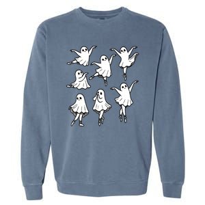 Halloween Funny Ghost Ballet Dancer Spooky Dance Teacher Gift Garment-Dyed Sweatshirt