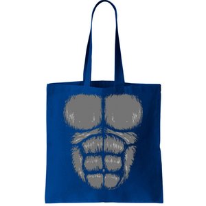 Halloween Funny Gorilla Monkey Belly Chest Costume Tote Bag