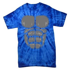 Halloween Funny Gorilla Monkey Belly Chest Costume Tie-Dye T-Shirt