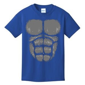 Halloween Funny Gorilla Monkey Belly Chest Costume Kids T-Shirt