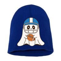 Halloween Football Ghost Mascot And Sports Lovers Funny Gift Short Acrylic Beanie