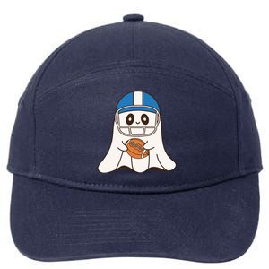 Halloween Football Ghost Mascot And Sports Lovers Funny Gift 7-Panel Snapback Hat