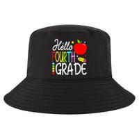 Hello Fourth Grade Team 4th Grade Back To School Teacher Cool Comfort Performance Bucket Hat