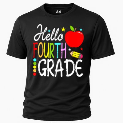 Hello Fourth Grade Team 4th Grade Back To School Teacher Performance Shirt