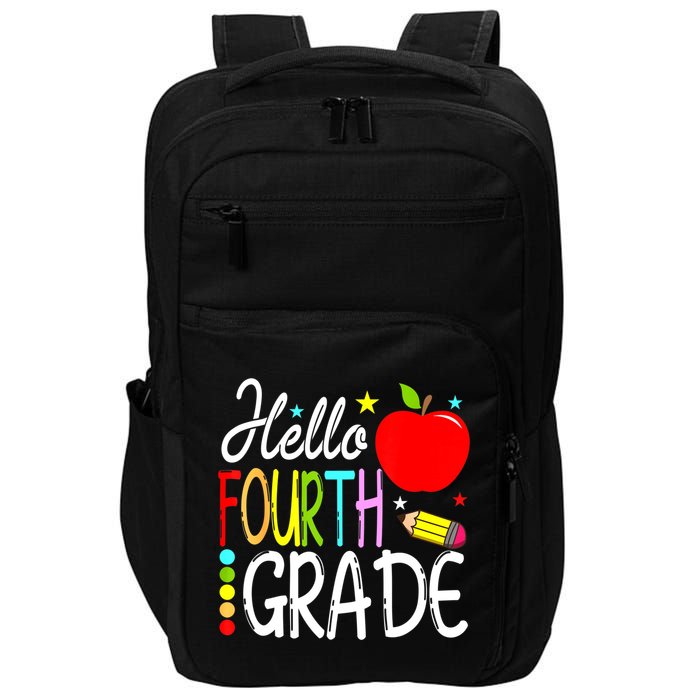 Hello Fourth Grade Team 4th Grade Back To School Teacher Impact Tech Backpack