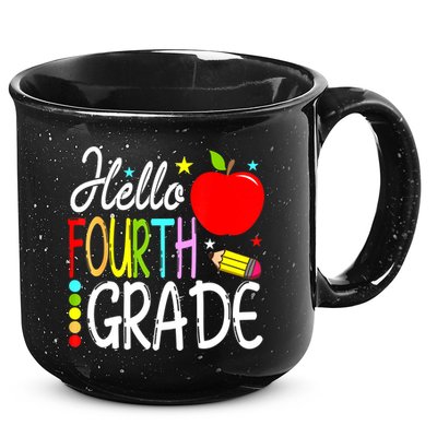 Hello Fourth Grade Team 4th Grade Back To School Teacher 15oz Campfire Ceramic Mug