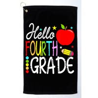 Hello Fourth Grade Team 4th Grade Back To School Teacher Golf Towel
