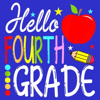 Hello Fourth Grade Team 4th Grade Back To School Teacher T-Shirt