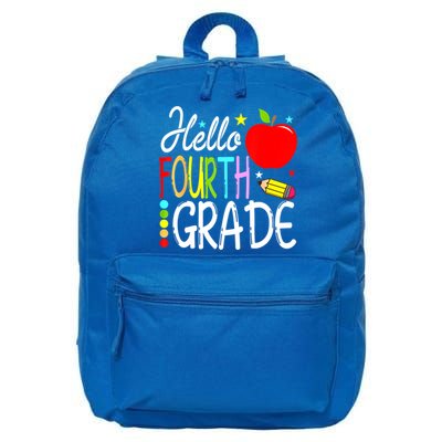 Hello Fourth Grade Team 4th Grade Back To School Teacher 16 in Basic Backpack