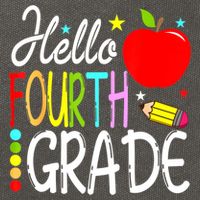 Hello Fourth Grade Team 4th Grade Back To School Teacher Cotton Canvas Backpack