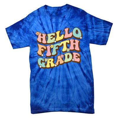 Hello Fifth Grade For Teachers And Students Back To School Tie-Dye T-Shirt