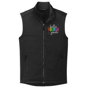 Hello Fourth Grade 4th First Day Of School Bright Teacher Collective Smooth Fleece Vest