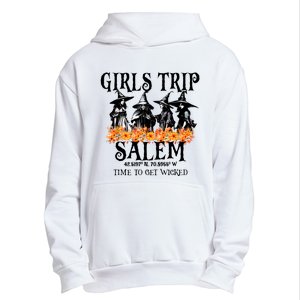 Halloween Funny Girl Trip Salem Time To Get Witch Gift Urban Pullover Hoodie