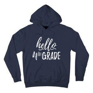 Hello Fourth Grade For 4th Graders Teachers Aides Tall Hoodie