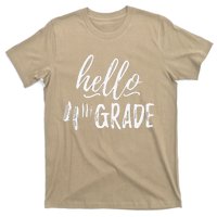 Hello Fourth Grade For 4th Graders Teachers Aides T-Shirt