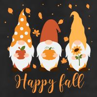 Happy Fall Gnome Festive Cute Adult Drive Performance Visor