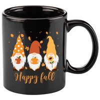 Happy Fall Gnome Festive Cute 11oz C Handle Ceramic Mug