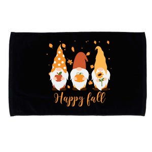 Happy Fall Gnome Festive Cute Microfiber Hand Towel