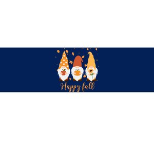 Happy Fall Gnome Festive Cute Bumper Sticker