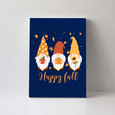 Happy Fall Gnome Festive Cute Canvas