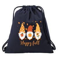 Happy Fall Gnome Festive Cute Drawstring Bag