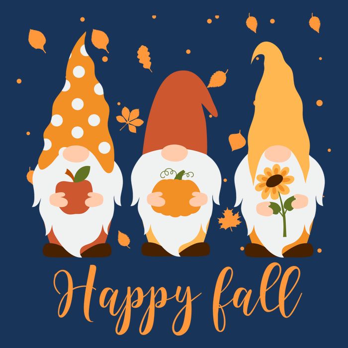 Happy Fall Gnome Festive Cute Baby Bodysuit