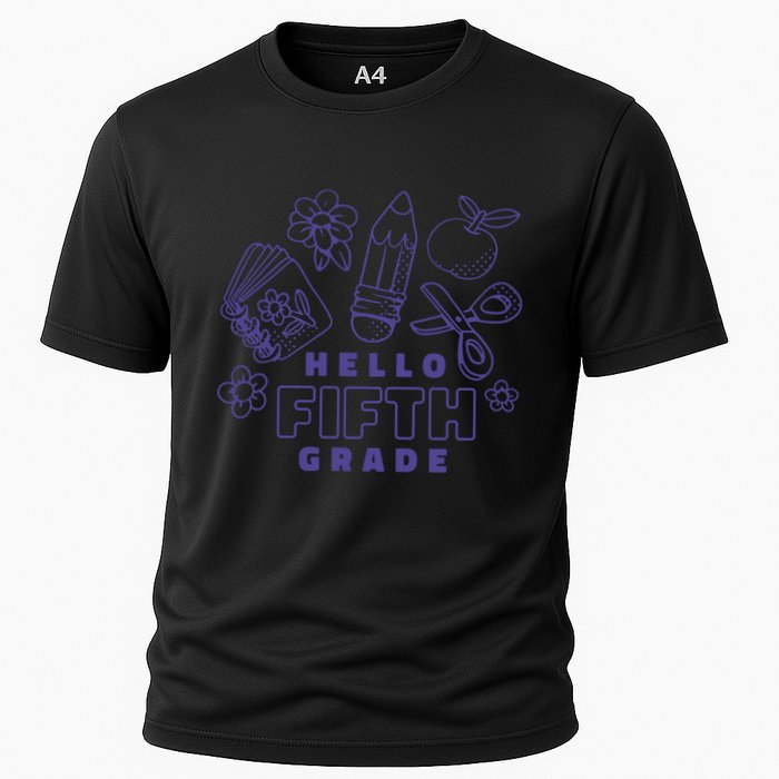 Hello Fifth Grade School Cooling Performance Crew T-Shirt