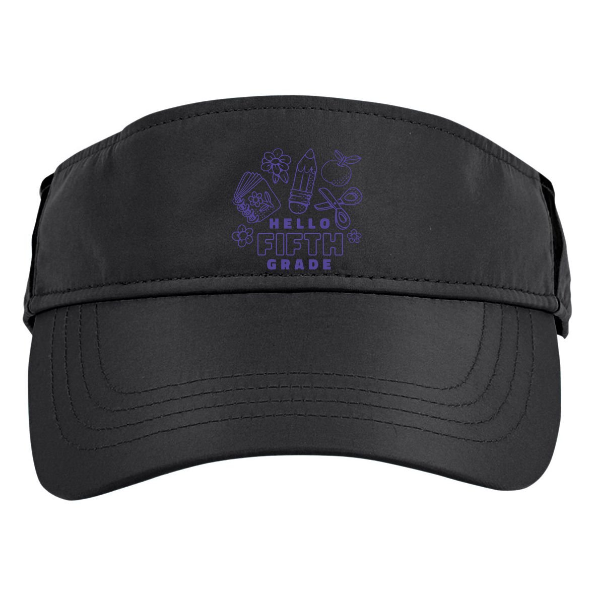 Hello Fifth Grade School Adult Drive Performance Visor