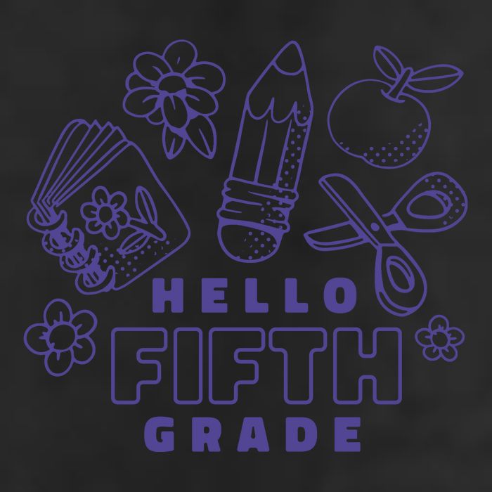Hello Fifth Grade School Adult Drive Performance Visor