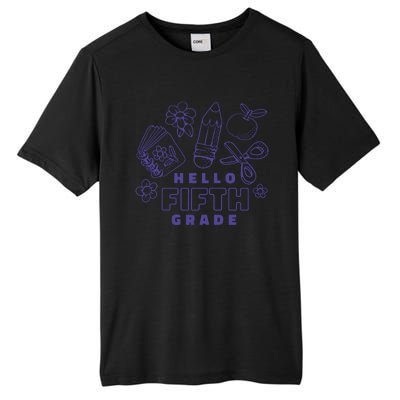 Hello Fifth Grade School Tall Fusion ChromaSoft Performance T-Shirt