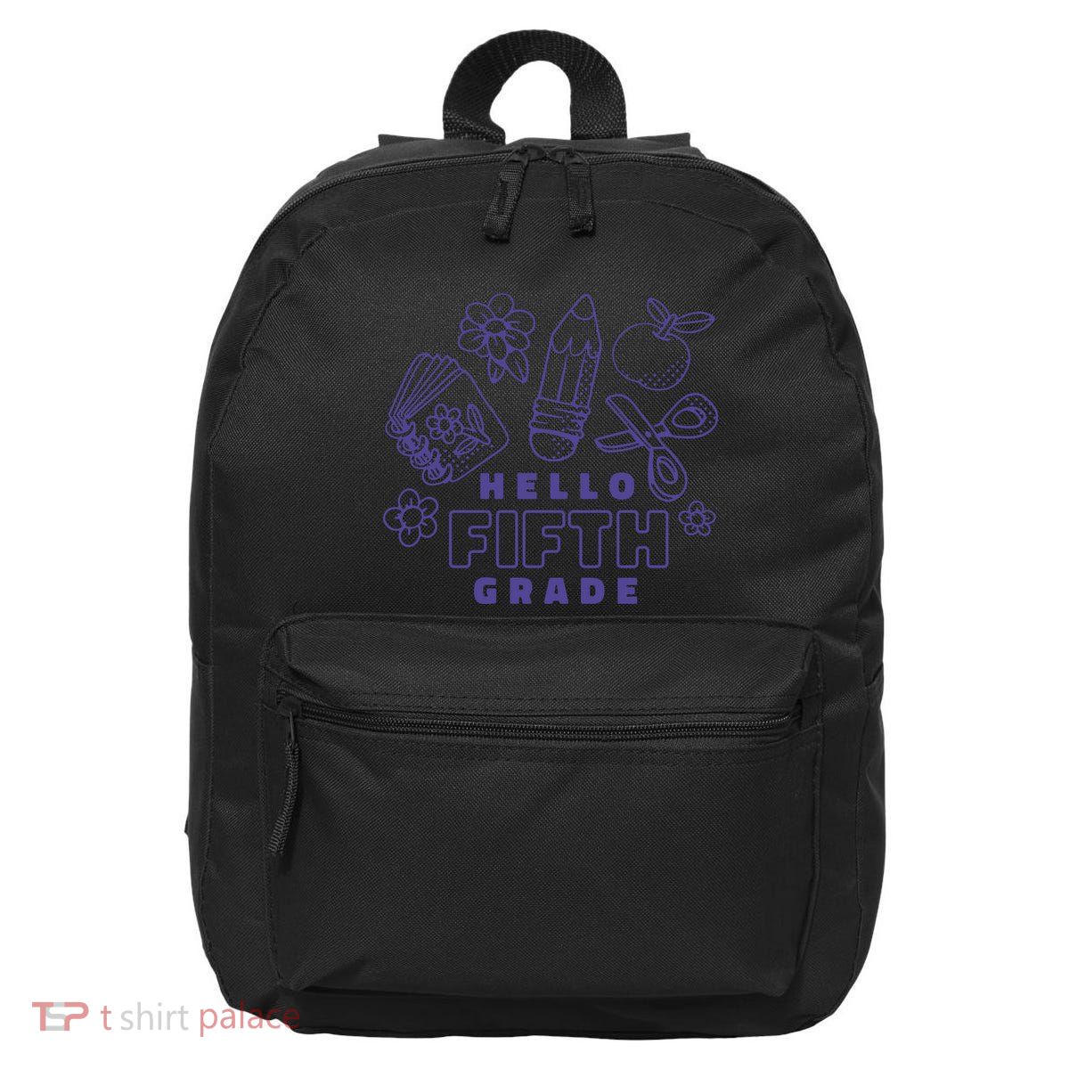 Hello Fifth Grade School 16 in Basic Backpack